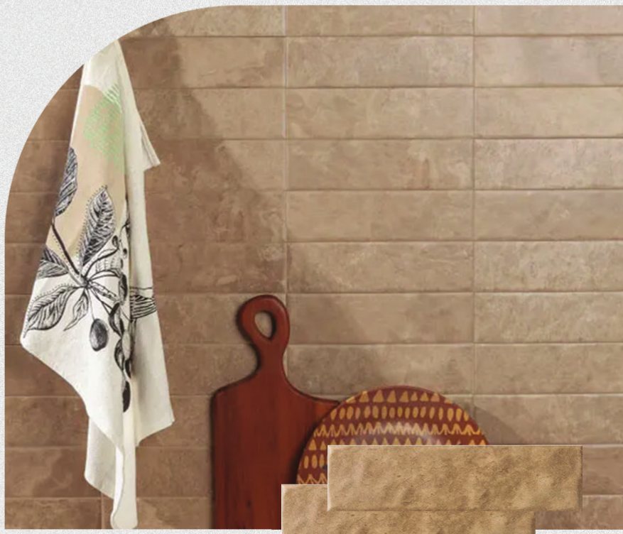 Ambiente com Revestimento Magma Camel Ext